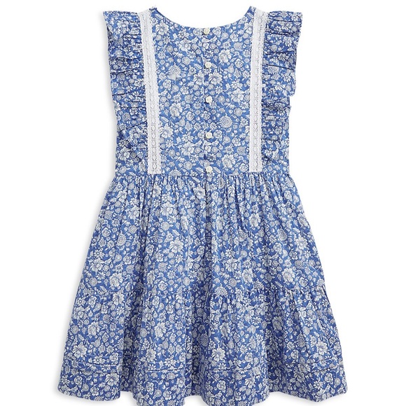 Ralph Lauren Floral cotton Batiste Dress - Size 5 - Picture 2 of 6